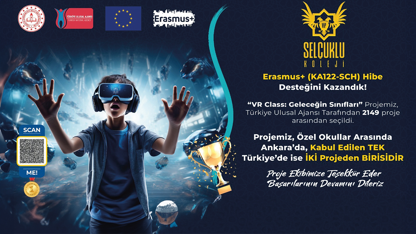 Erasmus+ (KA122-SCH) Hibe Desteğini Kazandık!